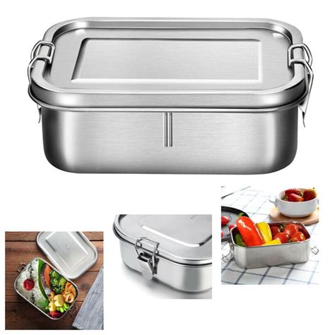 stainless steel 4 x 7 bento box|lunch box steel bento adult.